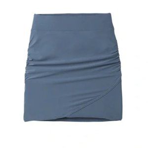NWT PrAna Brigi Strech Pencil Swim Comfy Skirt UPF 50+ Nickel Grey Womens Medium